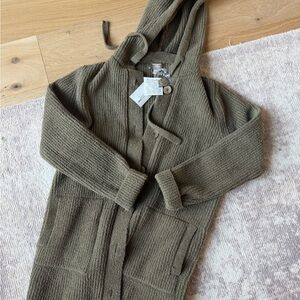 Barefoot Dreams cozy chic button up hooded coat